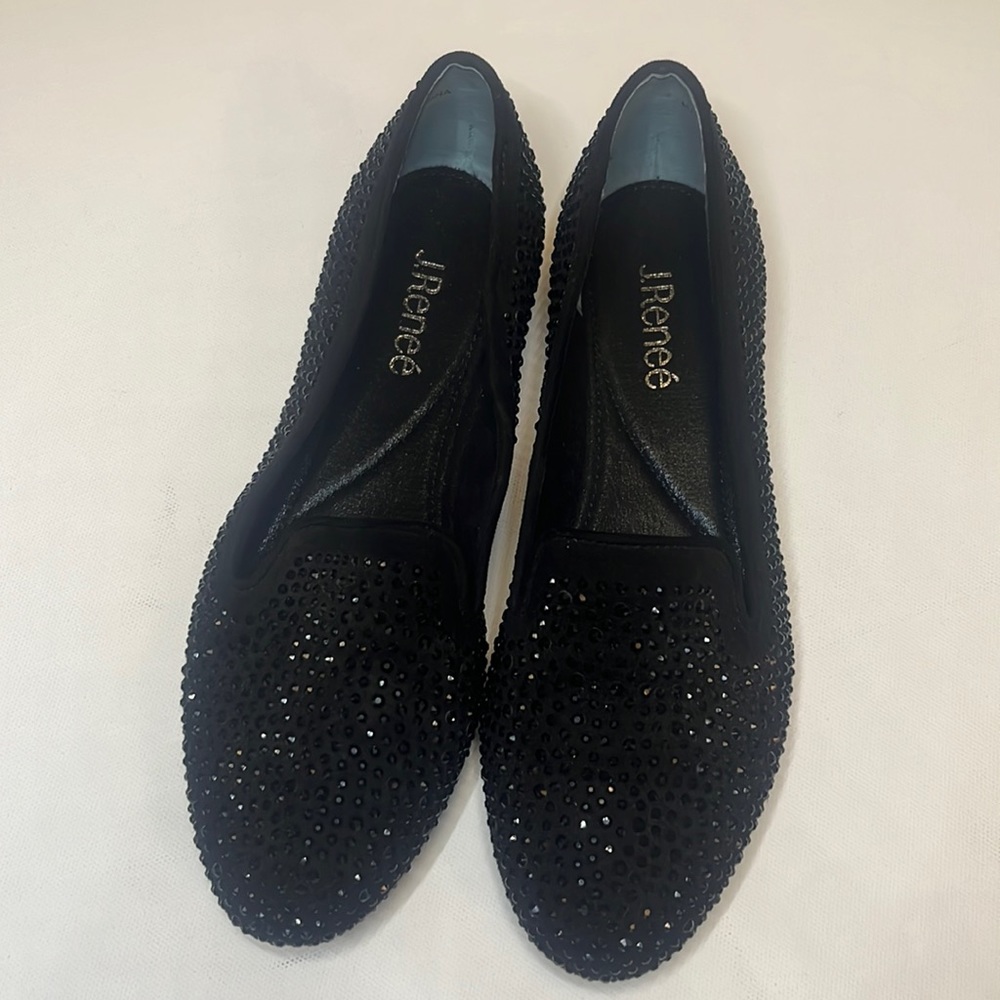 J Renee Hanuko Crystal Embellished Loafer
